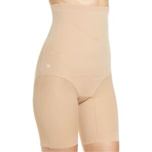 HONEYLOVE SuperPower Short Shapewear Sand Nude NEW Size Large Sculptwear